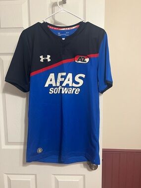 Under Armour Blue & Black AZ Alkmaar Third Shirt (2017/18)